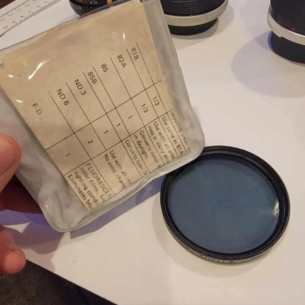Camera Lens Filter Black Circular Accessory For Point & Shoot Cameras Digital